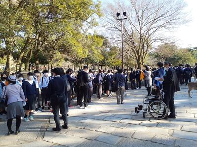 東大寺、見学終了。