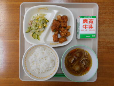 １０月１日（金）の給食