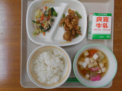 ４月１１日（月）の給食