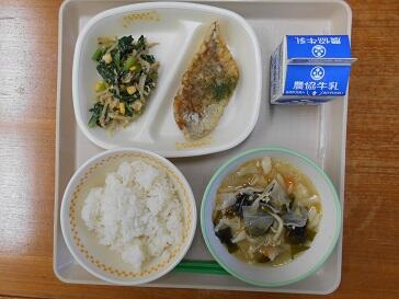 ８月３１日（木）の給食