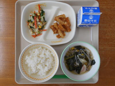 １０月１７日（火）の給食