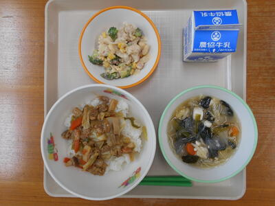 １１月３０日（木）の給食