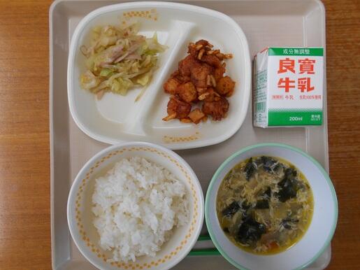 ３月８日（月）の給食