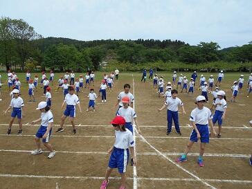 石地小学校・二田小学校統合記念10周年記念ダンス