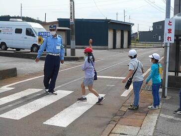 １，２年生は歩行訓練