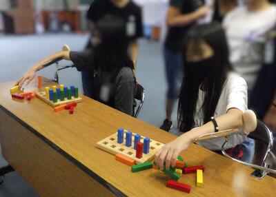 腕のリハビリ体験