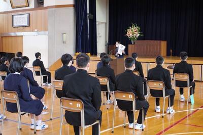 始業式の校長先生のお話