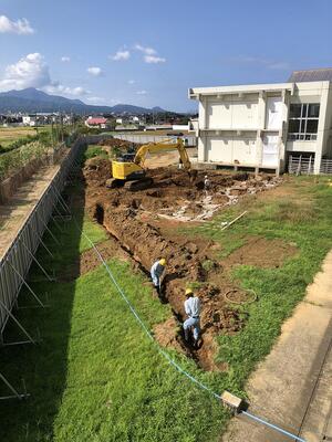 敷地の様子がどんどん変わっていきます