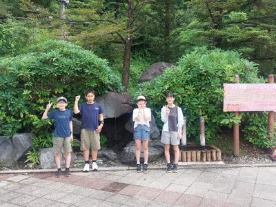 谷川岳サービスエリアで休憩